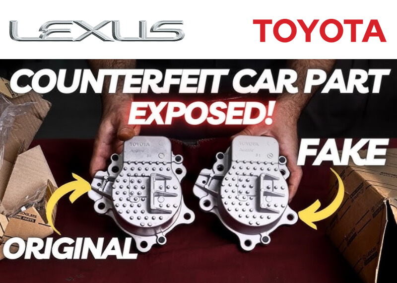 How to Identify Original Toyota and Lexus Parts